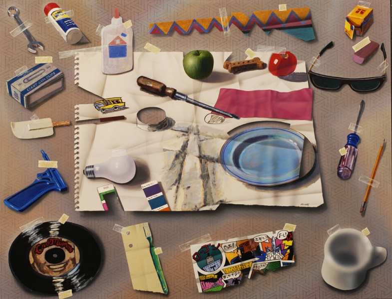 785x600 Todd Moore Trompe L'Oeil Paintings And Paintings About - Fool The Eye Painting