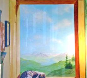 280x250 Trompe L'Oeil (Fool Or Trick The Eye) Wall Painting Hometalk - Fool The Eye Painting