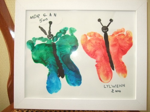 500x375 Diy Butterfly Feet Painting Creative Things (Blog) - Foot Painting
