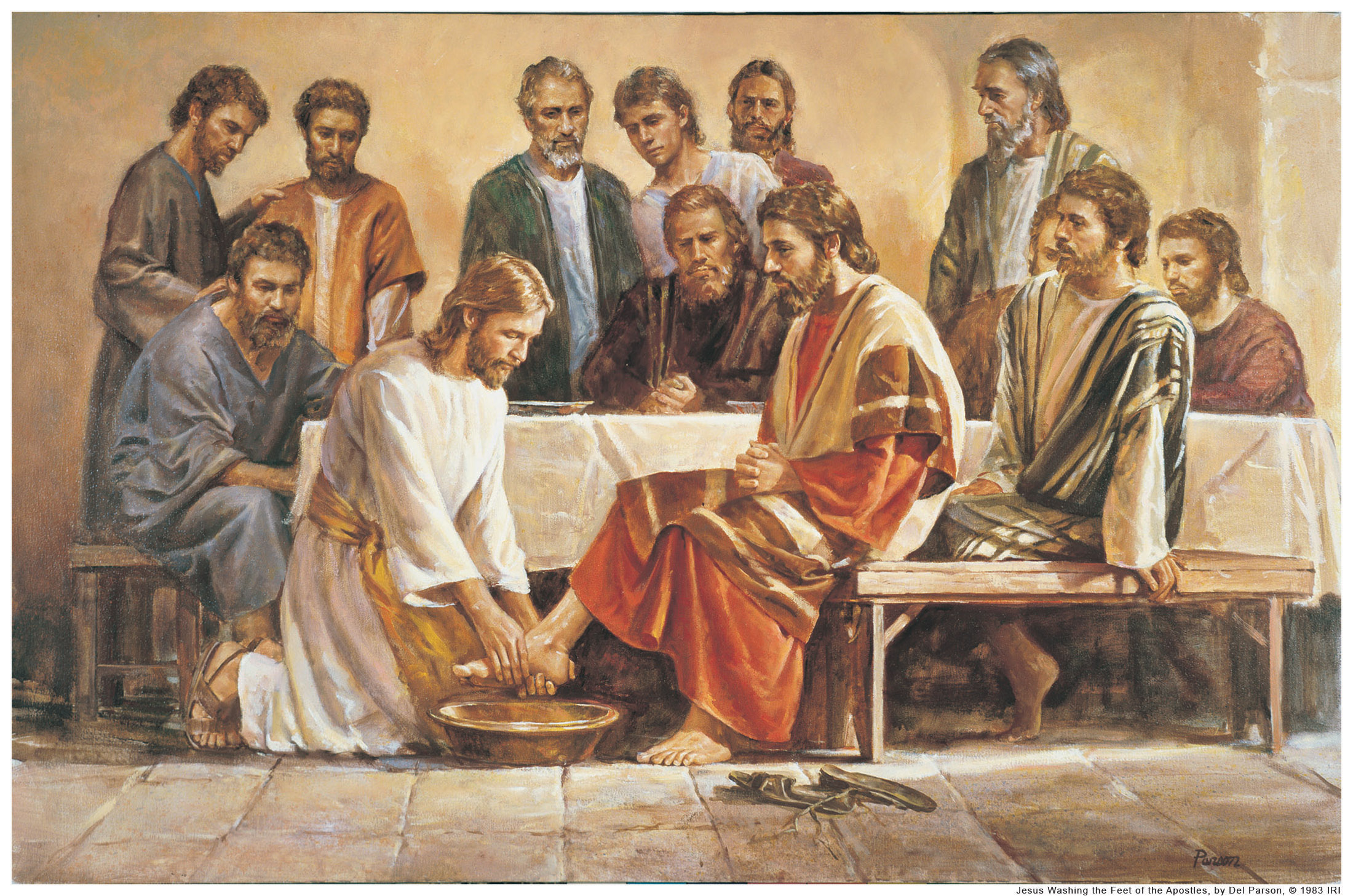 2200x1457 The Washing Of The Feet Diocese Of Knoxville - Foot Washing Painting