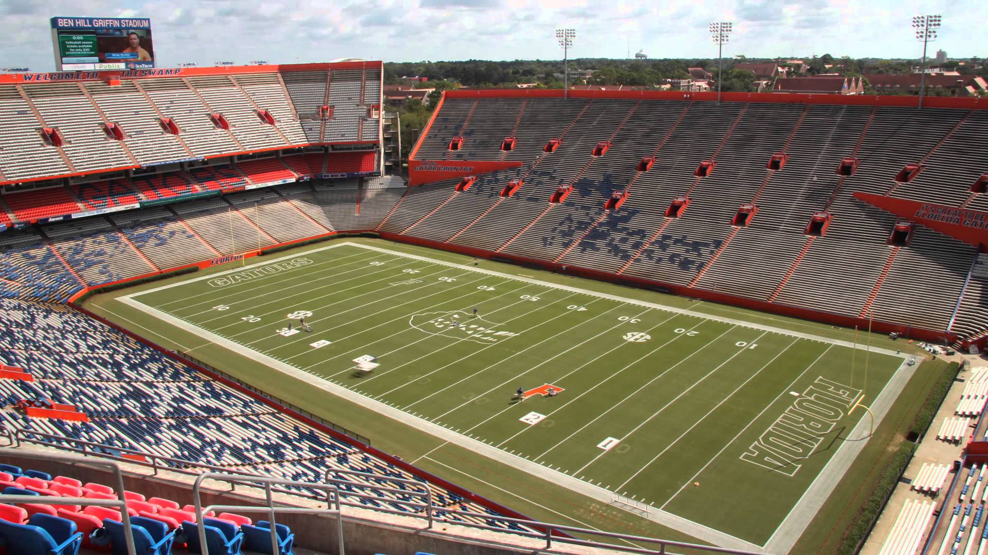 1920x1080 Painting Florida Field - Football Field Painting