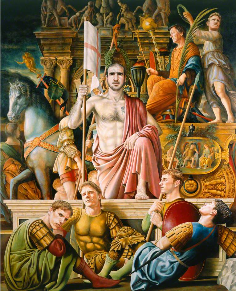 766x944 Five Great Sporting Artworks - Football Game Painting