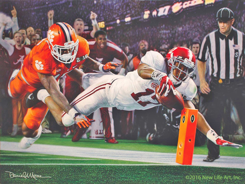 1000x750 Ussa College Football Game Of The Year Contest Kicks Off - Football Game Painting