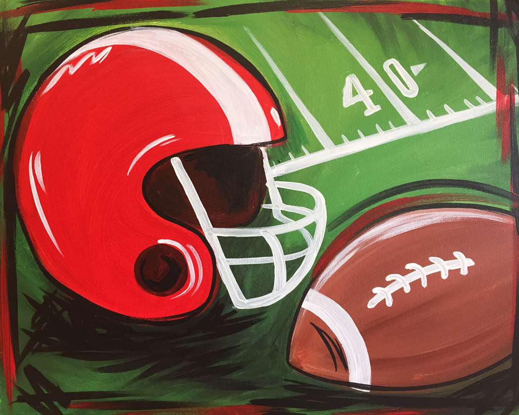 Football Helmet Painting at Explore collection of