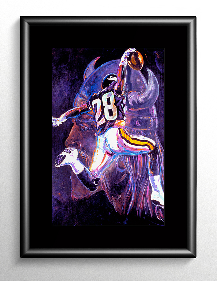 706x912 Minnesota Vikings The Viking Spirit - Football Painting