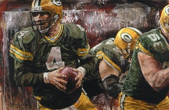 540x354 Unknown Artist Football Painting Framed Paintings For Sale - Football Painting