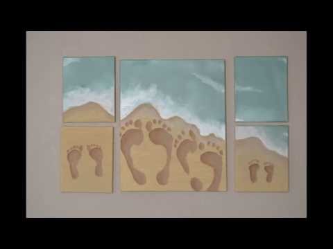 480x360 Tried It Tuesday, Ep. 2 Beach Footprint Painting - Footprint Painting