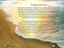 225x169 Footprints In The Sand Christianity Ebay - Footprints In The Sand Painting