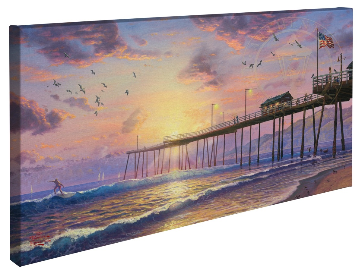 1200x909 Footprints In Sand 16 X 31 Gallery Wrapped Canvas - Footprints In The Sand Painting