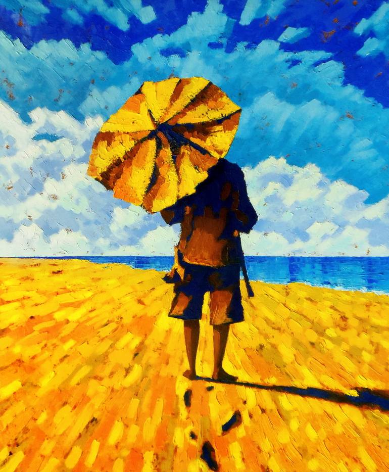 Footprints In The Sand Painting at Explore