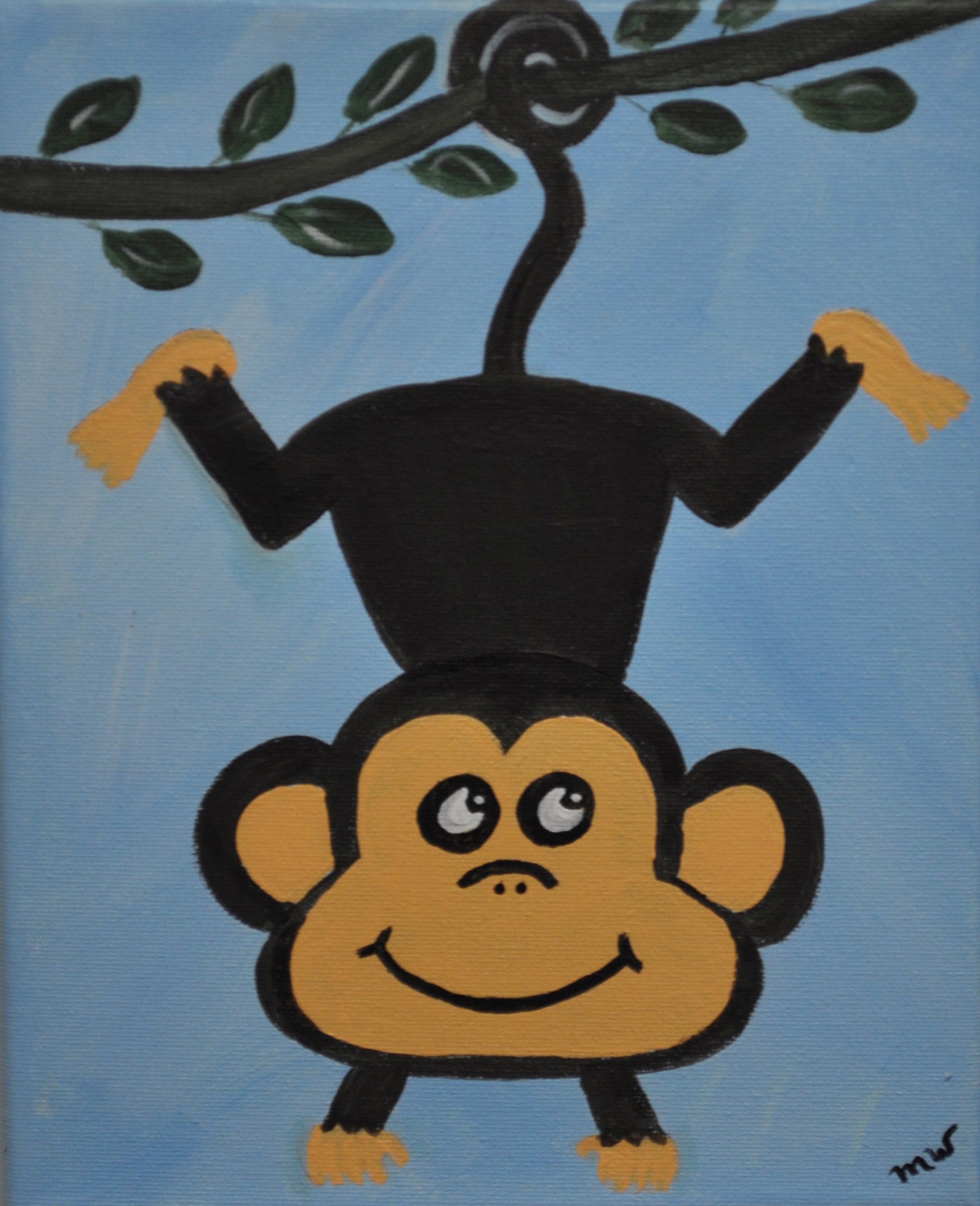 1624x2000 Kids Painting Party! Mickey The Monkey! (May 14, 2016) - For Kids Painting