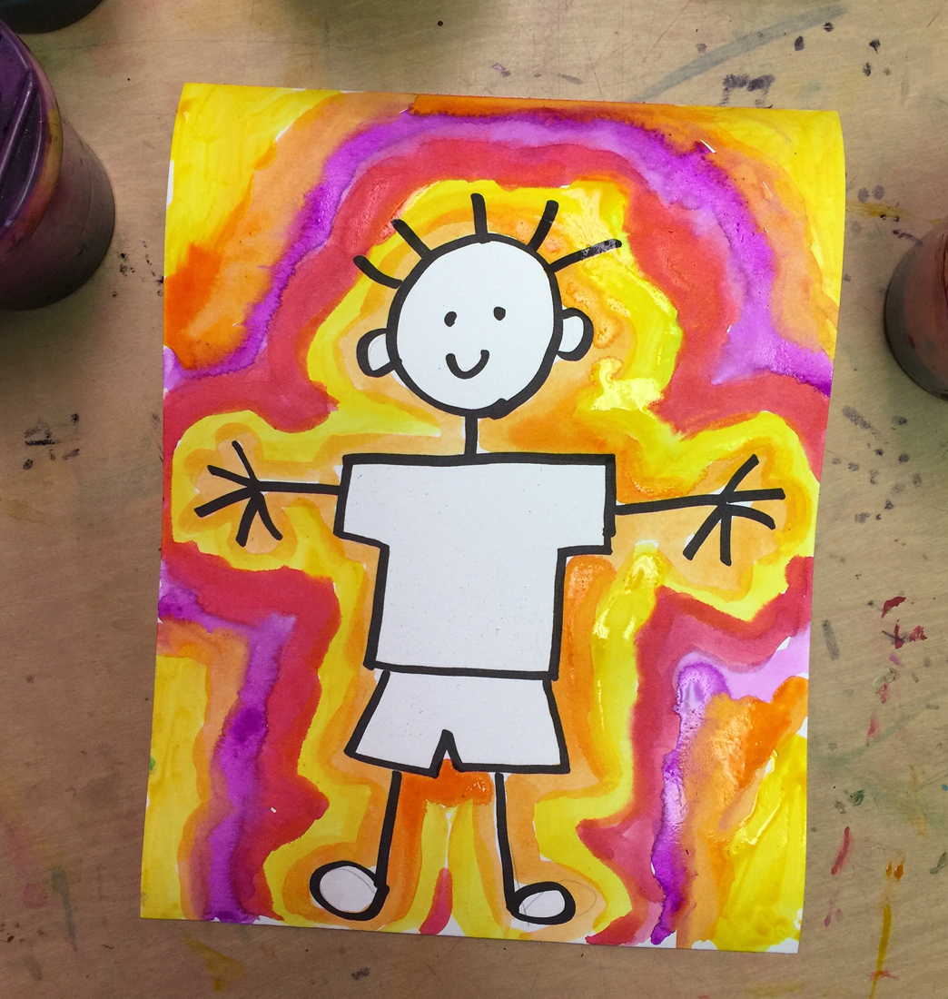 1044x1100 Stick Drawing Painting Art Projects For Kids - For Kids Painting