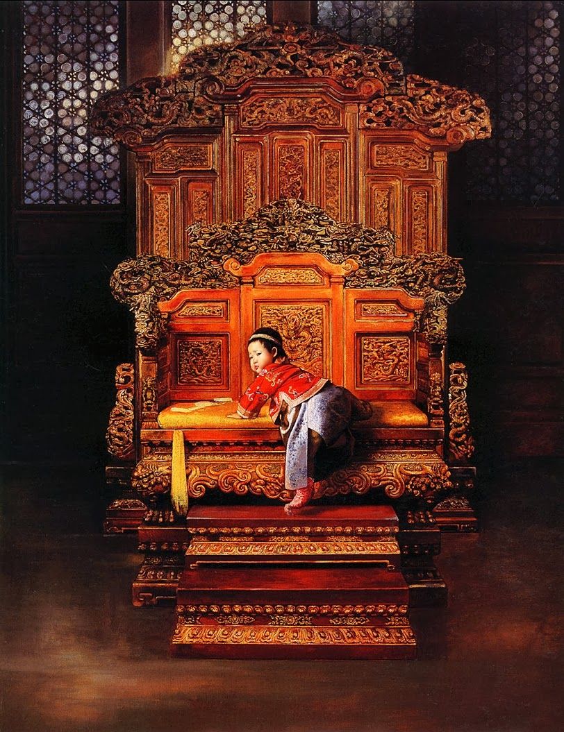 812x1055 Jiang Guo Fang ~ Forbidden City Dance Department, Painting - Forbidden City Painting