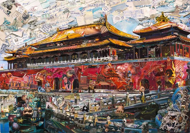 768x539 Vik Muniz - Forbidden City Painting