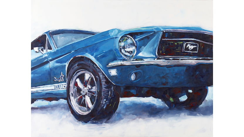 832x468 Ford Mustang Painting J79 Chicago 2017 - Ford Mustang Painting