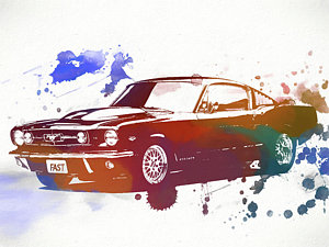 300x225 Ford Mustang Paintings Fine Art America - Ford Mustang Painting