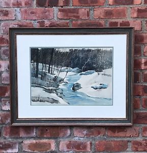 289x300 Winter Park Chicago Or Aurora Illinois Wc Painting By Ruth Ford - Ford Painting