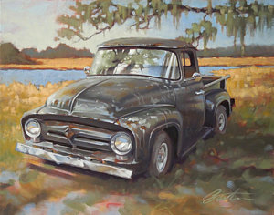 Ford Truck Painting at PaintingValley.com | Explore collection of Ford ...