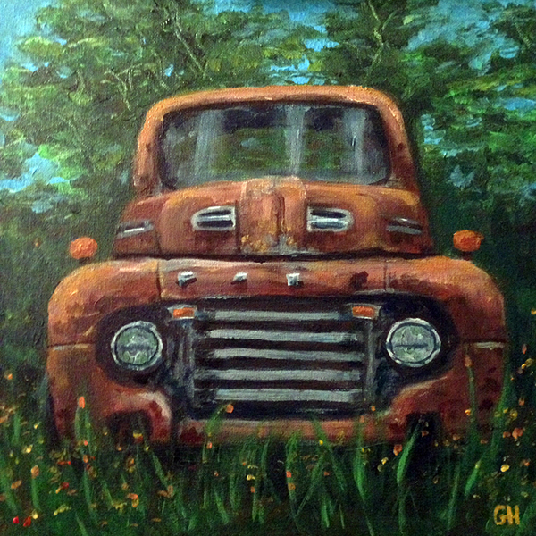 Ford Truck Painting at PaintingValley.com | Explore collection of Ford ...