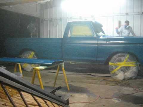 480x360 Painting A Ford Pickup - Ford Truck Painting