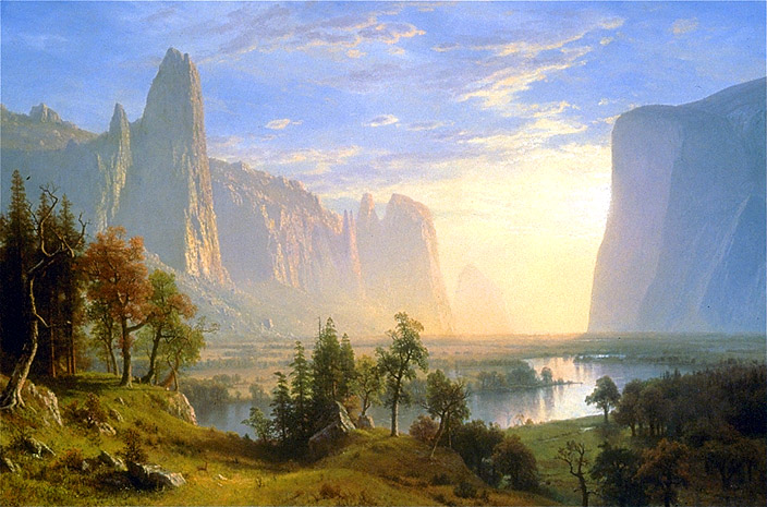 704x465 Hudson River School, Part 2 - Foreground Of A Painting