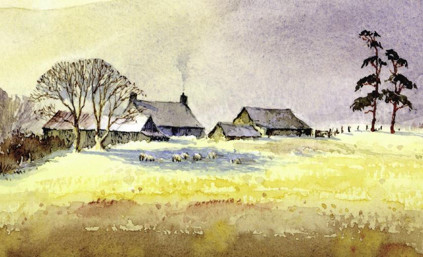 833x507 How To Paint Foregrounds In Watercolour - Foreground Painting