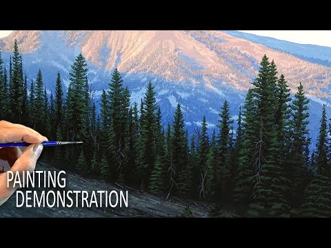 480x360 How To Paint Trees And Foreground Detail Acrylic Painting - Foreground Painting