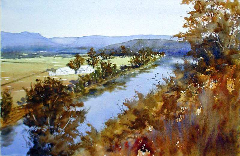 800x519 Watercolor Painting Of Foreground Trees Step 6 Of Demo - Foreground Painting