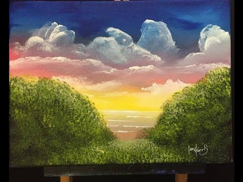 480x360 Simple Skyforeground For Beginners (Acrylic) - Foreground Painting