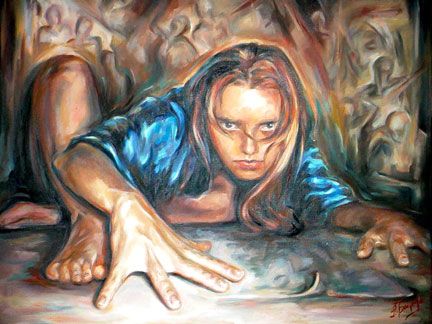 432x324 Foreshortening Painting Ap Breadth Extras Foreshortened - Foreshortening Painting