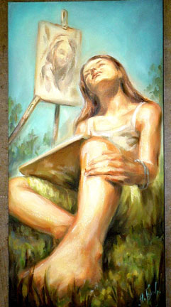 241x432 Nicole Brisco's Philosophy Of Art Education - Foreshortening Painting