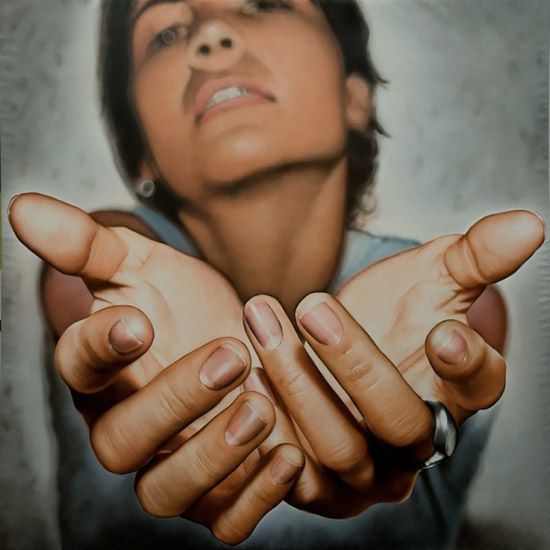 550x550 Foreshortening Painting - Foreshortening Painting