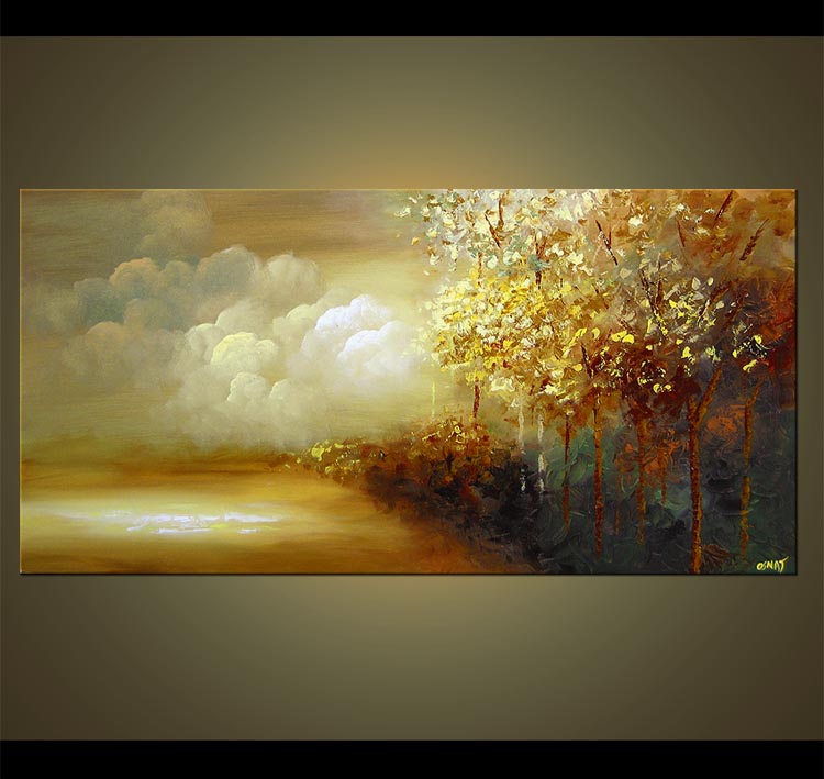 750x709 Painting - Forest Canvas Painting