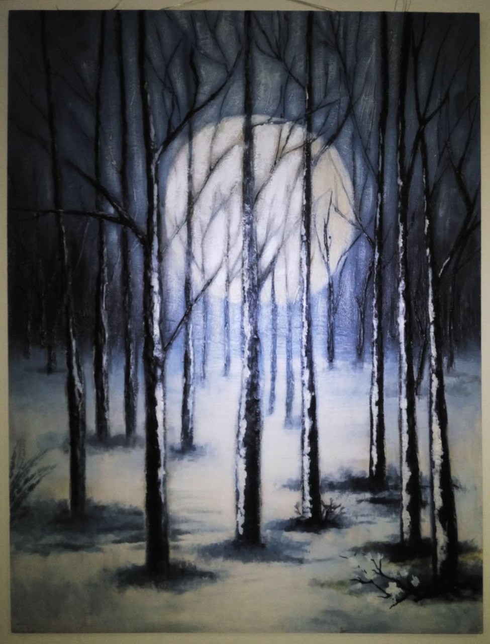 975x1280 Buy Landscape Painting P 24 Handmade Painting By Darshana Mutha - Forest Landscape Painting