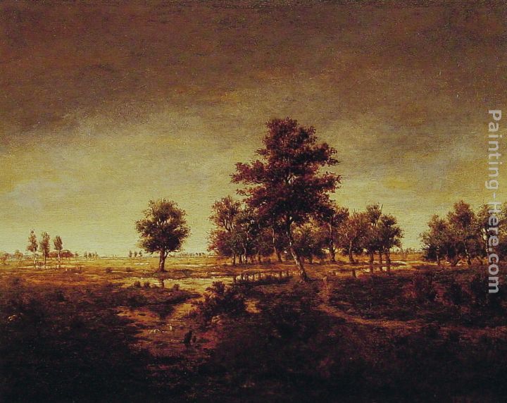 720x572 Theodore Rousseau Forest - Forest Of Fontainebleau Painting