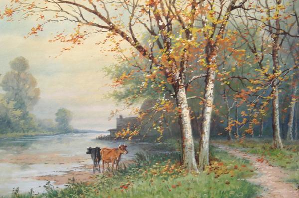 Forest Path Painting at PaintingValley.com | Explore collection of ...