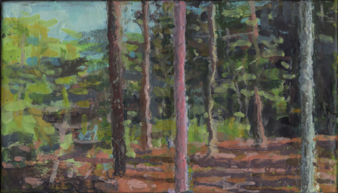 1146x653 Mark Dooley Dedham Square Artists Guild - Forest Scene Painting