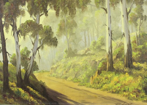 500x358 Paintings - Forest Scene Painting