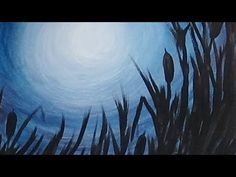 236x177 Acrylic Silhouette Painting - Forest Silhouette Painting