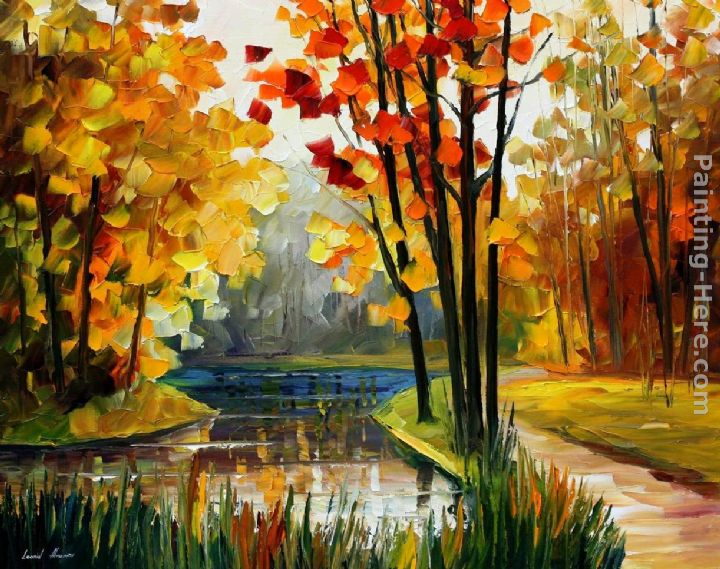 Forest Stream Painting At Paintingvalley.com 