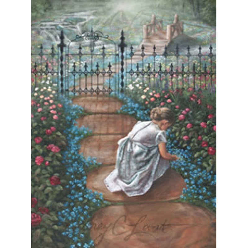 800x800 Forget Me Not - Forget Me Not Painting