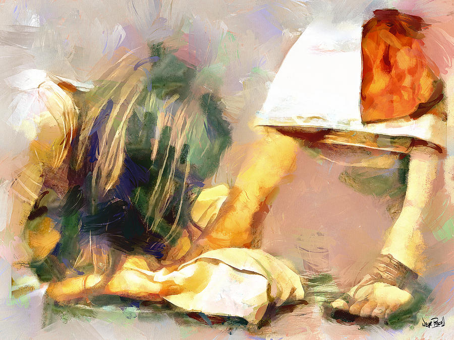 900x675 Forgiven Painting By Wayne Pascall - Forgiven Painting