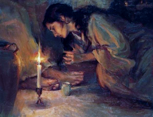 628x479 Holy Week In Art Monday Daniel F. Gerhartz'S - Forgiven Painting