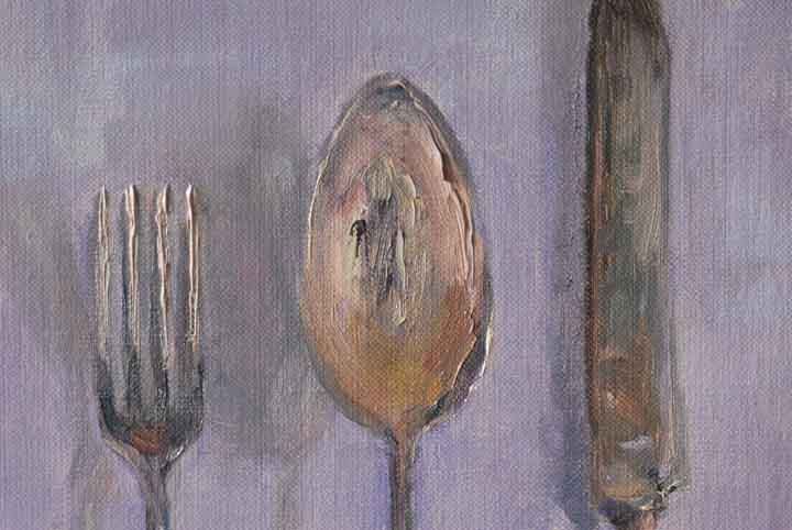 720x482 Abstract Spoon Fork Painting - Fork And Spoon Painting