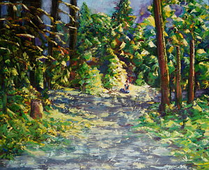 Fork In The Road Painting at PaintingValley.com | Explore collection of ...