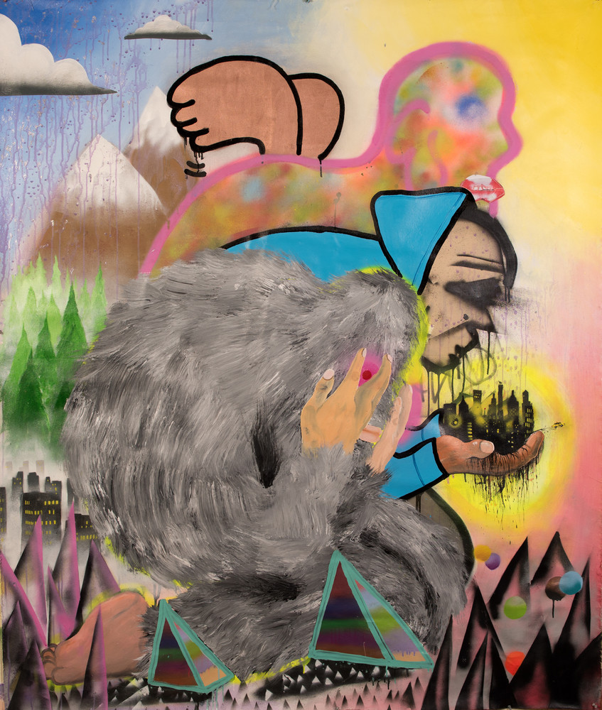 847x1000 Fork In The Road Painting By Brandon Sines Available For Purchase - Fork In The Road Painting