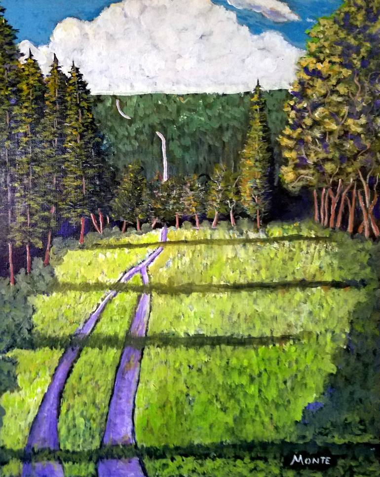 770x968 Saatchi Art Fork In The Road Painting By Robert Anthony Montesino - Fork In The Road Painting