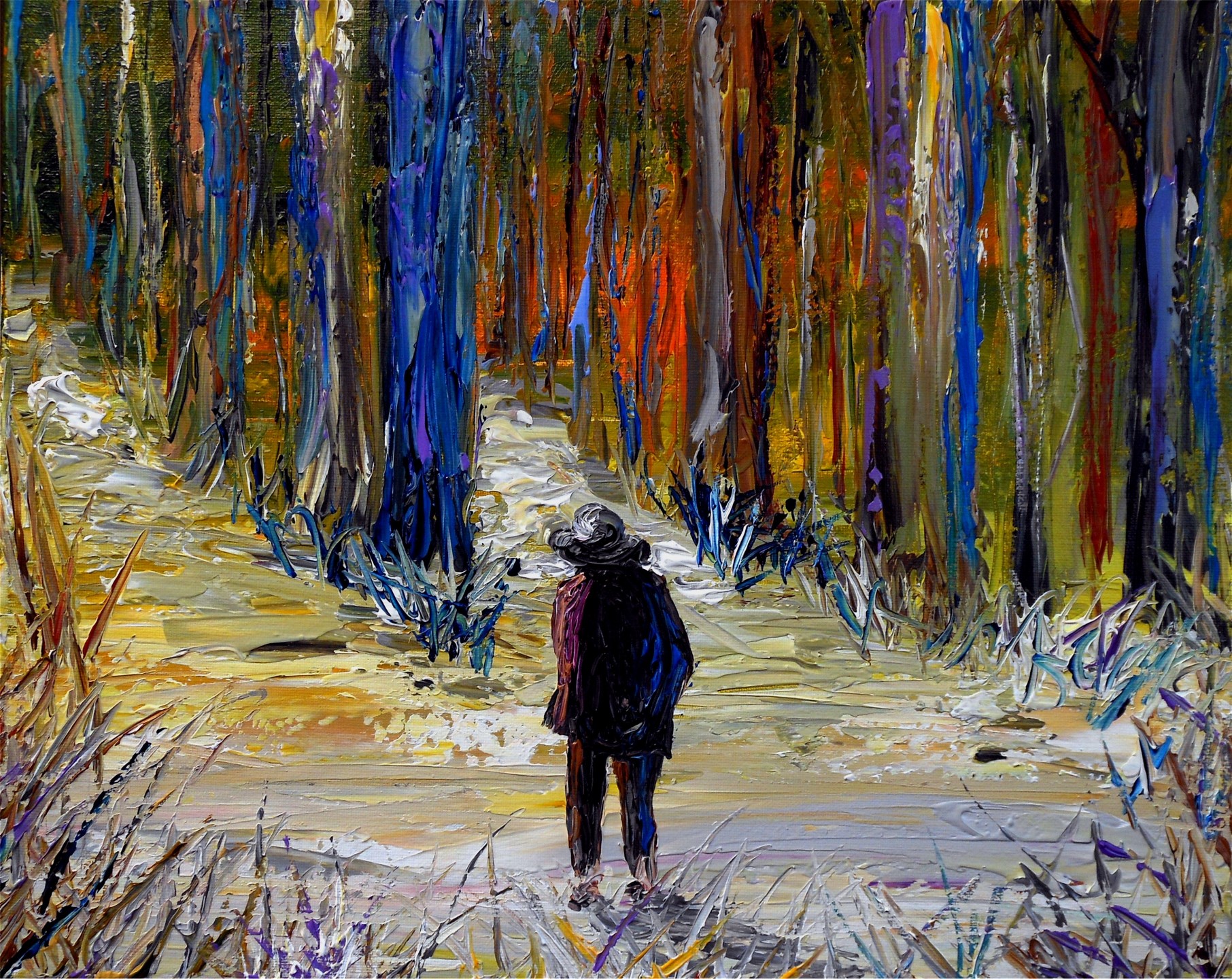 1812x1440 Self Taught Savant Artist Michael Tolleson Raises Awareness - Fork In The Road Painting