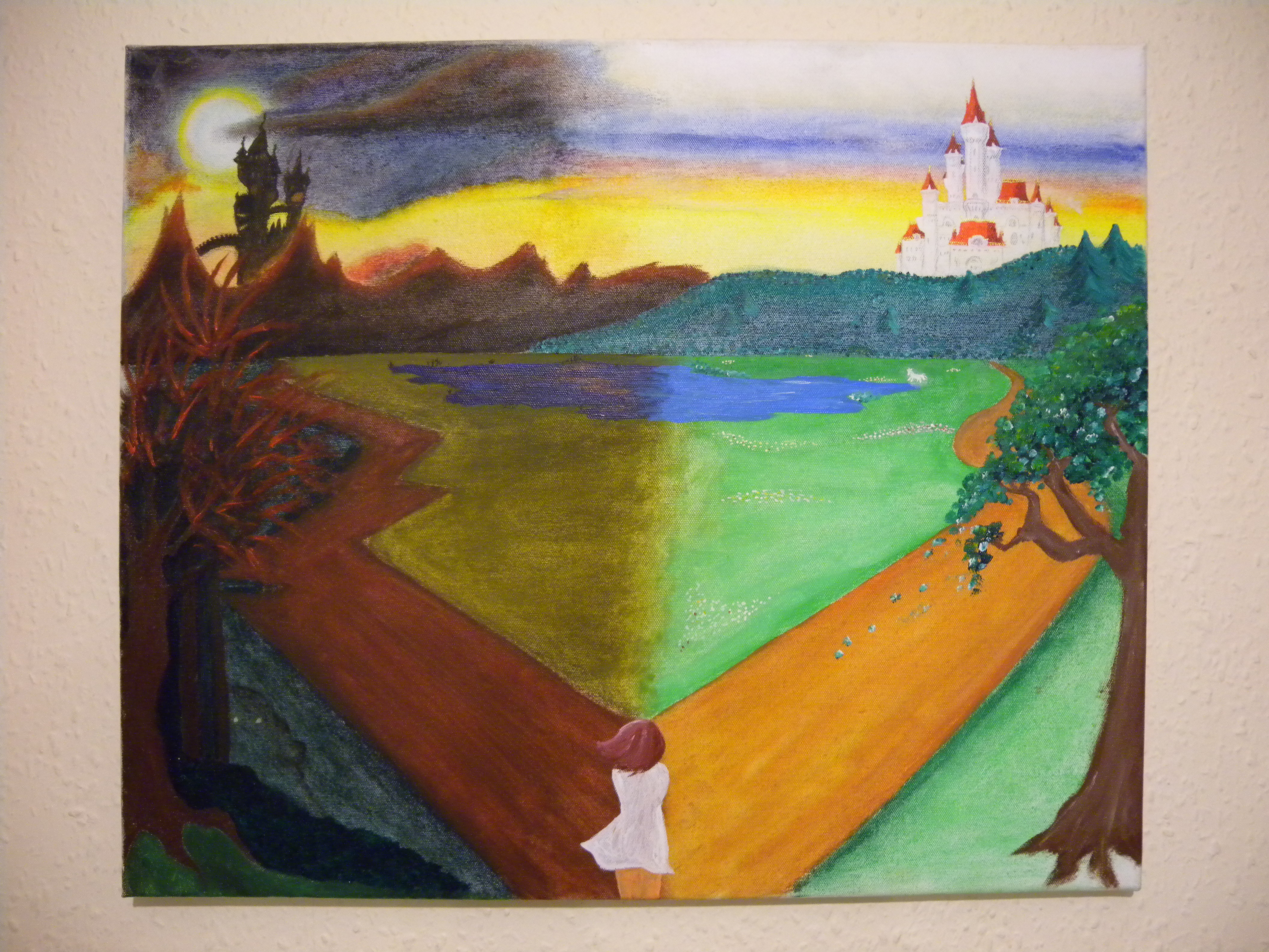 4224x3168 The Fork In The Road The Artwork Of Siobhan Alcaide - Fork In The Road Painting