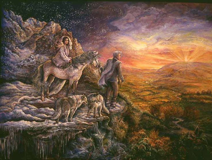 736x556 The Fork In The Road Energetic Mastery - Fork In The Road Painting